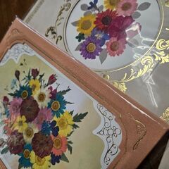 電報　押し花電報３枚セットの画像