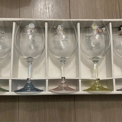 値下げ！！ヴィンテージ、スヌーピーワイングラス　の画像