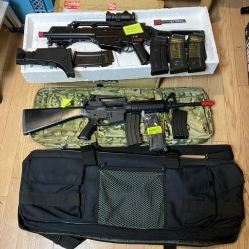東京マルイ G36C とM4 ケース ストック マガジン