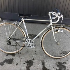 249★岐阜発　△SPALDING/ロードバイク/2×6段変速/走行確認/トップチューブ560mm/アンダーチューブ620mm/シートチューブ535mm/現状品　R4.5/4