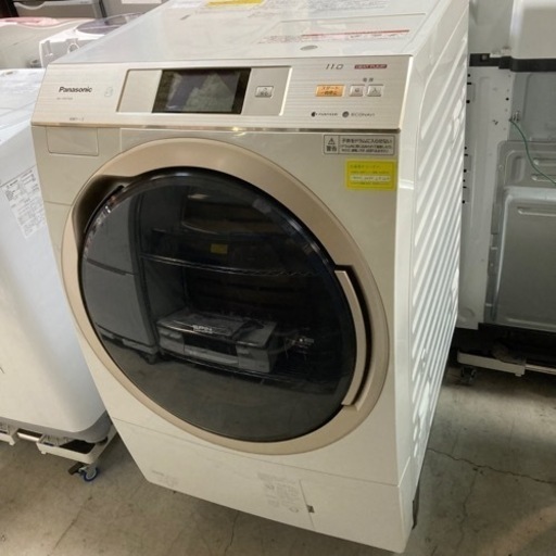 送料無料・設置無料有りパナソニック　ドラム式洗濯機 11.0kg NA-VX9700R 2016年製