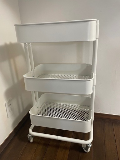 IKEA ワゴン　ホワイト