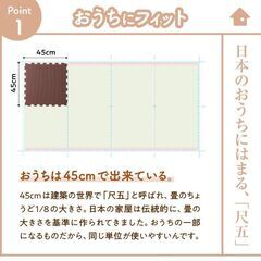 未使用訳あり 抗菌 木目調ジョイントマット 8畳64枚  インテリアグレージュ 厚み1cm 縁付 クッション マット 断熱 保温 特級防音　衝撃吸収の画像