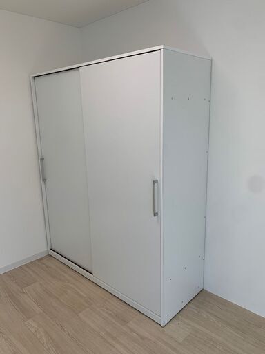 【お引取限定】未使用品,収納建具,クローゼット,組立式,キャスター付移動可能,組立説明書付（購入価格65,900）