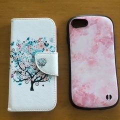 iPhone8用　スマホケース2種　おまけ1個付