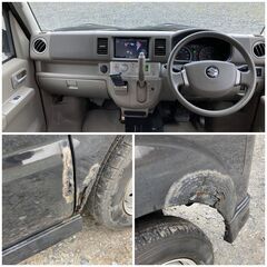 【車検あり】H19/エブリィワゴン/ハイルーフ/4WDターボ/両側パワスラ/フルセグ/ストラーダナビの画像