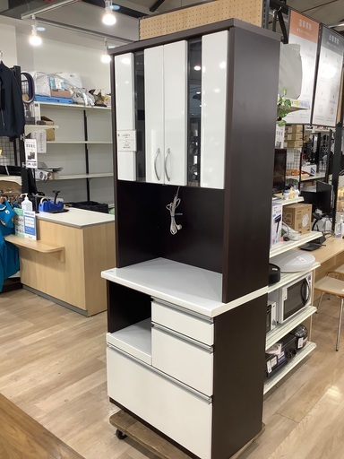 お安くなりました！レンジボード 松田家具 2枚扉 キズ・ヨゴレ・ハガレあり　入荷致しました！