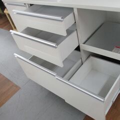 R406 高級 高橋木工 キッチンボード、食器棚、幅140cm Used・美品