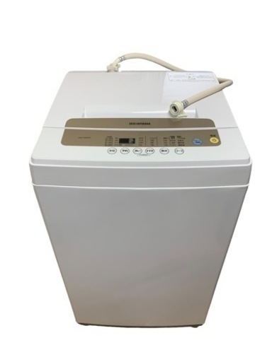アイリスオーヤマ IRIS OHYAMA 全自動洗濯機 洗濯機 5.0kg IAW-T502EN 2020年製 ホワイト 中古品 生活家電
