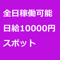 【スポット案件/急ぎ募集!!】【日給10000円】岩手県盛岡市 ...