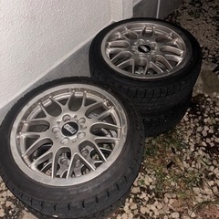 PCD112スタッドレスバリ山　BBS RX201 タイヤホイールセット PCD112 8J 17インチ