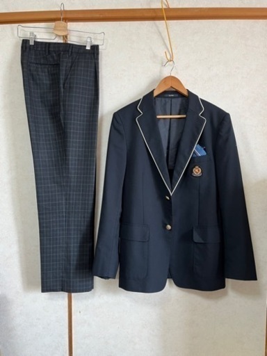 鹿島学園高等学校　EASBOY  イーストボーイ　男子制服 上下　ネクタイ　3点セット