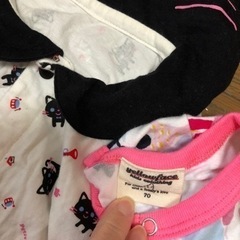 60 70ロンパース の画像