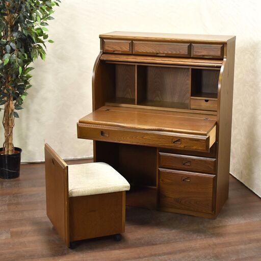 【送料込み】希少 中屋家具 ライティングビューロー ドレッサー デスク 化粧台 GMHH178○中屋家具 遊 ライティングビューロー ドレッサー デスク 化粧