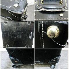 MOUSSY レザースーツケース　キャリーケース　おしゃれ　キャリーバッグ　アンティーク　レトロ　マウジーの画像