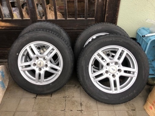 ⭐️セレナやノアサイズ195/65/15のアルミホイール付サマータイヤ深溝