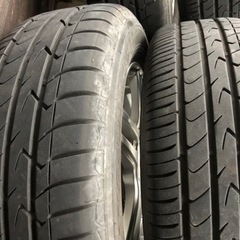 ⭐️セレナやノアサイズ195/65/15のアルミホイール付サマータイヤ深溝の画像