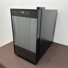 アイリスオーヤマ　ワインセラー　２１L　収納本数8本　ペルチェ式　２０２１年製　PWC-251P-B