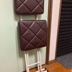 山善(YAMAZEN) 折りたたみチェアー ブラウン YZX-5...