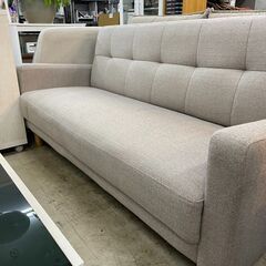 ソファ　No.11092　グレー　3人掛け　【リサイクルショップどりーむ荒田店】の画像