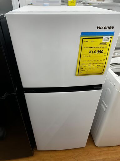 ☆ジモティー割引有☆　ハイセンス/2ドア冷蔵庫/HR-B1202/2021年製/120L