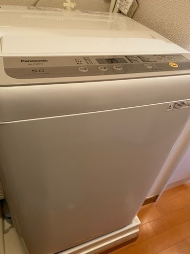 家電 洗濯機　Panasonic 白