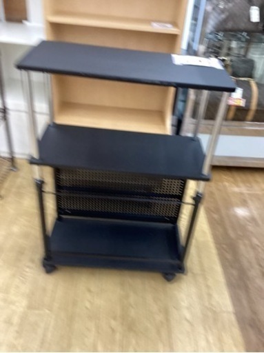 KD-2【新入荷　リサイクル品】バウヒュッテ　昇降式　L型デスク　黒