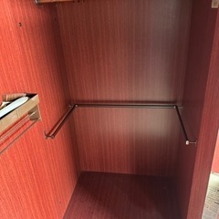 【中古美品】全国家具工業連合会 洋服タンス+チェスト+鏡台３点セットの画像