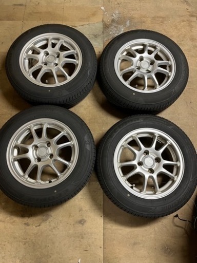 🎵　165/70R14 23年製　BSエコピアNH200C アルミホイール付き