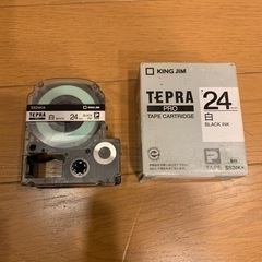【値下げ】テプラPROテープ白色２４mm