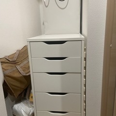 イケア　デスクワゴン　