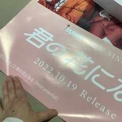 値下げ‼️至急‼️君の花になる　ポスターの画像