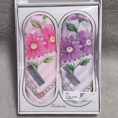 ハンカチギフト2枚セット 箱入り　未開封品