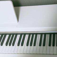 YAMAHA　電子ピアノ　ホワイトの画像