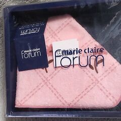 マリ クレール『ミニタオル＆デニムポーチ』箱入り　未開封品の画像