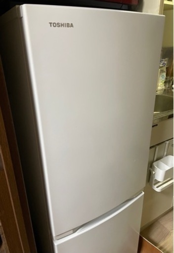 【取引中】冷蔵庫　TOSHIBA 153L 2ドア　単身用 GR-T15BS