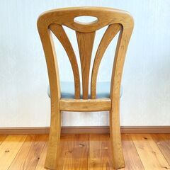 【4脚セット】浜本工芸製 高品質ナラ材 ダイニングチェア｜美品｜シンプル&機能性抜群の画像