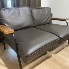家具　2人掛けソファ　物干し竿　