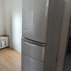 【335L】 三菱ノンフロン冷凍冷蔵庫 MR-C34C-W