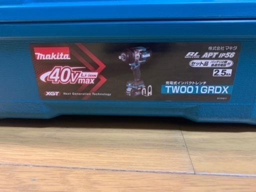 未使用マキタインパクトレンチ40vmax TW001GRDX
