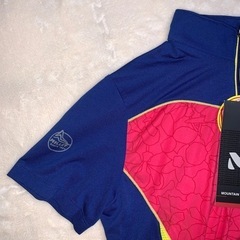 【新品】MILLET 韓国 ブランド ハーフジップ トップス 新品タグ付き 花柄の画像