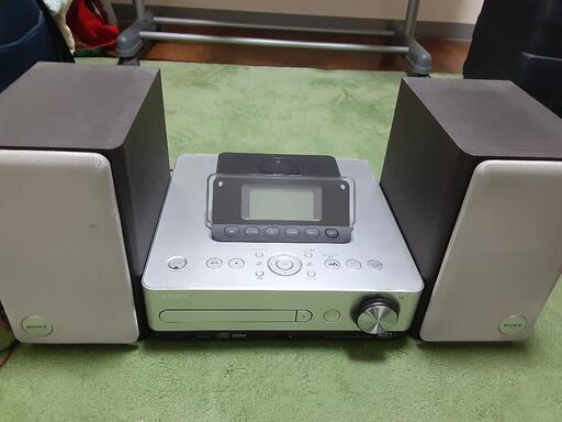 【再値下げ】SONY　HDD　CDコンポ　リモコン破損あり