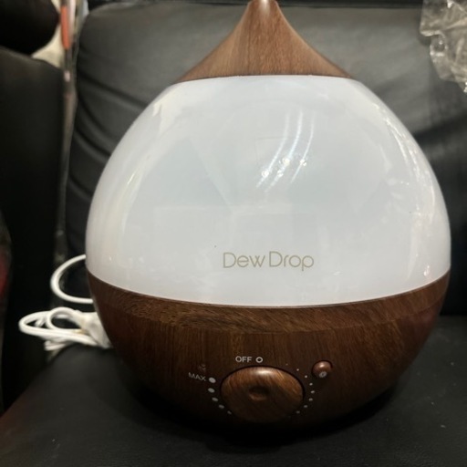 加湿器  Dewdrop デュードロップ　超音波式加湿器　2014年製　乾燥肌　アロマセラピー　癒し系　空気清浄機
