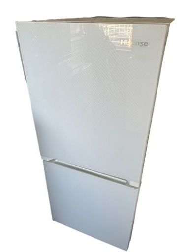 ★極上美品 中古★Hisense☆134L☆2ドア冷凍冷蔵庫☆右開き☆スタイリッシュデザイン!!☆LED照明!!【HR-G13A-W】2017年製