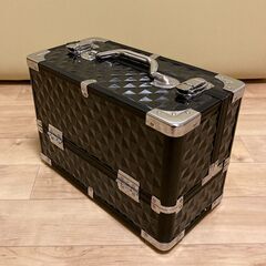 メイクボックス☆黒☆収納力抜群