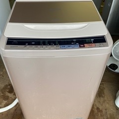 福岡市内配送設置無料　日立 HITACHI BW-V100B N [ビートウォッシュ 全自動洗濯機 （10kg） シャンパン]