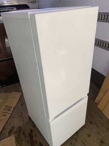 福岡市内配送設置無料　2021年式　冷蔵庫 ホワイト AT-RF160-WH [162L /2ドア /右開きタイプ]