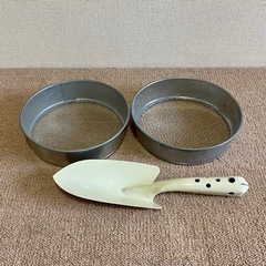 C様に決まりました／ホワイトスコップ　　ガーデングふるい