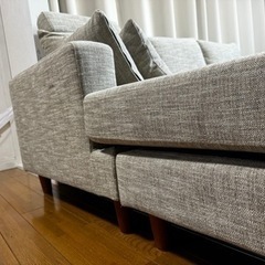 未使用美品　カウチソファ 3人掛けの画像