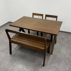 木製 ダイニングセット ４人用 食卓テーブル 